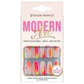 Salon Perfect Modern Art Press On Nail,  30 Pieces