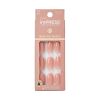 KISS imPRESS Bare but better Medium Coffin Gel Press-On Nails, Glossy Light Neutral, 30 Pieces